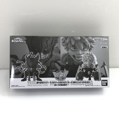 【中古美品】 週刊少年ジャンプ ワールドコレクタブルフィギュア 僕のヒーローアカデミア 黒デク＆爆豪勝己 バリュアブルサマー 応募者全員サービス 未開封 051-260628-ti-05-tag 万代Net店