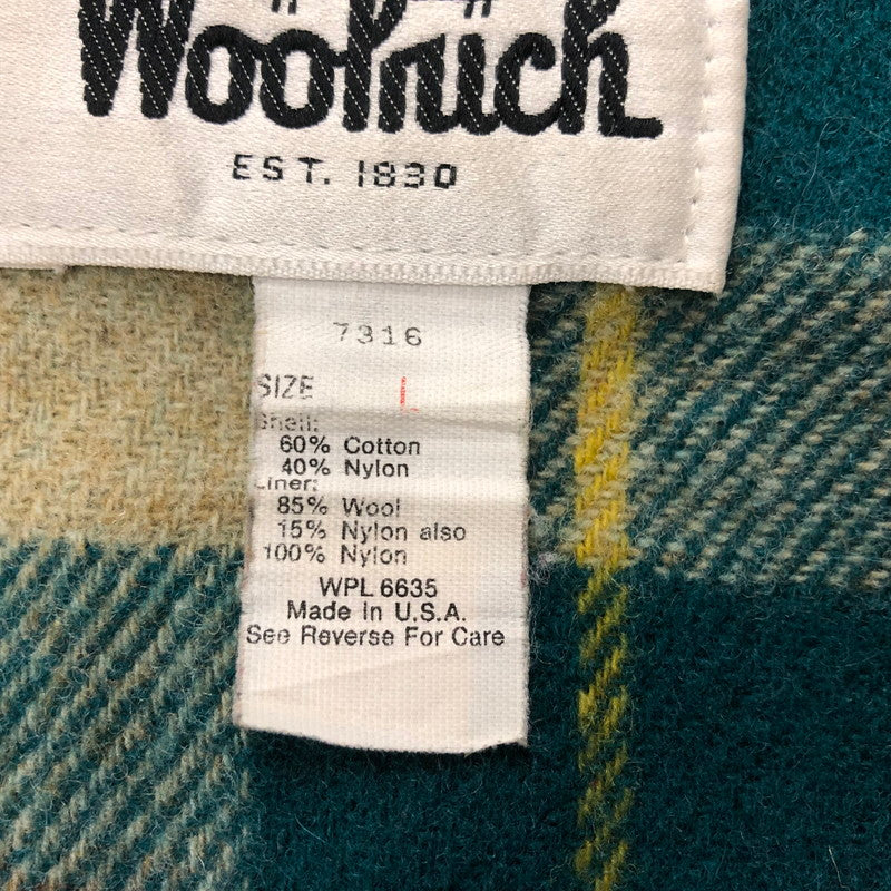 【中古品】【メンズ】 WOOLRICH ウールリッチ マウンテンパーカー ジャケット アウター 144-231222-ma-9-tei サイズ：L カラー：グリーン 万代Net店