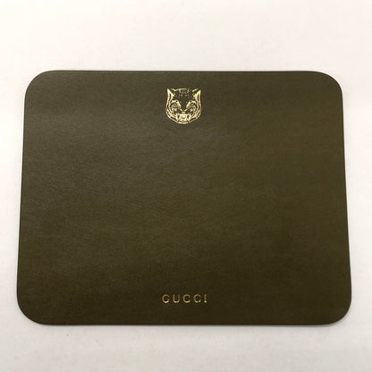 【中古美品】【メンズ/レディース】 GUCCI グッチ マウスパッド 183-241225-hn-03-fur カラー：ブラウン/ピンク 万代Net店