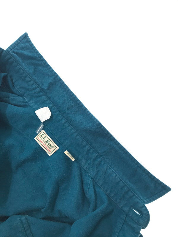 【中古品】【メンズ】 L.L.BEAN エルエルビーン CHAMOIS CLOTH SHIRT シャモア クロス シャツ 長袖シャツ トップス 146-260516-rt-19-tagh サイズ：15.5 カラー：グリーン 万代Net店