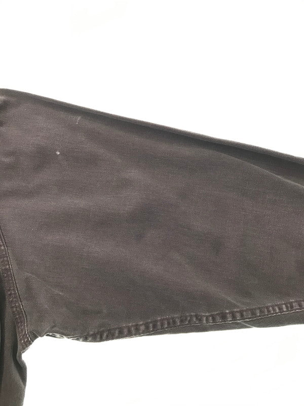 【中古品】【メンズ】 EDDIE BAUER エディー・バウアー 80's ELKHORN TWILL L/S SHIRT エルクホーン ツイル ロング スリーブ シャツ トップス 黒タグ ヴィンテージ 146-260516-rt-20-tagh サイズ：不明 下記参照 カラー：パープル 万代Net店