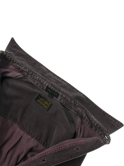 【中古品】【メンズ】 EDDIE BAUER エディー・バウアー 80's ELKHORN TWILL L/S SHIRT エルクホーン ツイル ロング スリーブ シャツ トップス 黒タグ ヴィンテージ 146-260516-rt-20-tagh サイズ：不明 下記参照 カラー：パープル 万代Net店