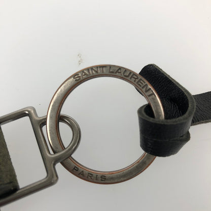 【中古品】【メンズ/レディース】 SAINT LAURENT サンローラン キーリング KEY RING HUNTING 付属品付き 183-241226-NS-13-iwa サイズ：リング幅:約3cm 全長:約12cm カラー：迷彩柄 万代Net店