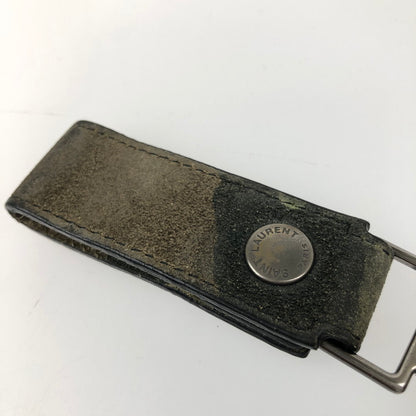 【中古品】【メンズ/レディース】 SAINT LAURENT サンローラン キーリング KEY RING HUNTING 付属品付き 183-241226-NS-13-iwa サイズ：リング幅:約3cm 全長:約12cm カラー：迷彩柄 万代Net店