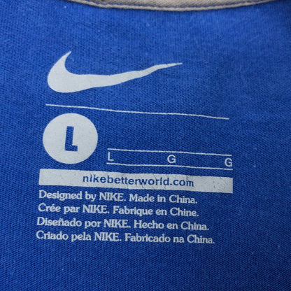 【現状渡し品】【メンズ】 NIKE ナイキ 半袖Tシャツ トップス 148-251119-hn-09-fur サイズ：L カラー：ブルー 万代Net店
