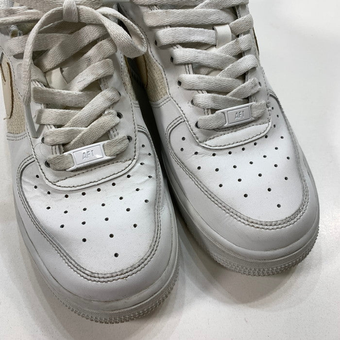 【中古品】【レディース】 NIKE ナイキ DJ9945-100 W AIR FORCE 1 07 ESS ウィメンズ エアフォース 1 スニーカー 166-260208-gm-06-fuz サイズ：25cm カラー：ホワイト 万代Net店