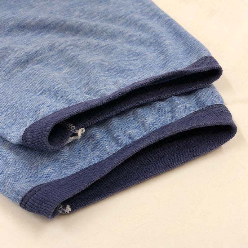 【中古品】【メンズ】 Hanes ヘインズ 70S RINGER TEE リンガー 半袖Tシャツ トップス 146-260425-hn-03-fur サイズ：M カラー：ブルー系 万代Net店