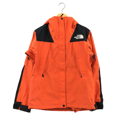 【中古品】【レディース】 THE NORTH FACE ザ・ノースフェイス MOUNTAIN JACKET NPW61800 マウンテンジャケット マウンテンパーカー アウター 144-260201-hn-05-fur サイズ：M カラー：オレンジ/ブラック 万代Net店