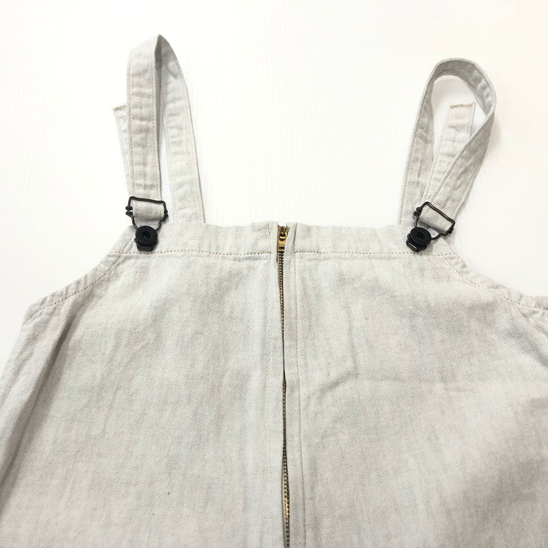 【中古品】【レディース】 AP370-11 DENIM TUBE SALOPETTES デニム チューブサロペット デッキパンツ 168-240525-tk-1-tei サイズ：S カラー：ホワイト 万代Net店