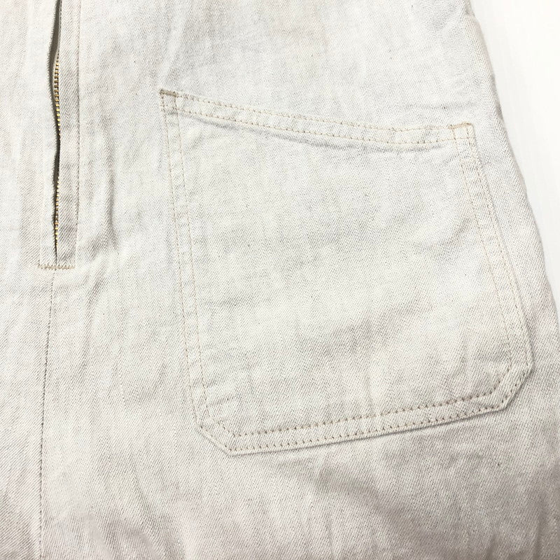 【中古品】【レディース】 AP370-11 DENIM TUBE SALOPETTES デニム チューブサロペット デッキパンツ 168-240525-tk-1-tei サイズ：S カラー：ホワイト 万代Net店