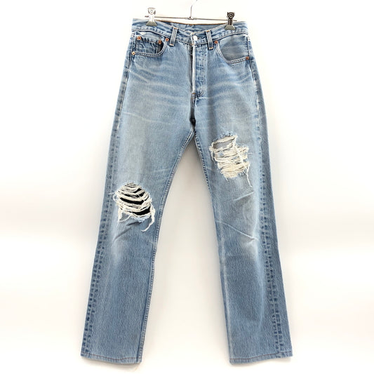 【ジャンク品】【メンズ】 LEVI'S リーバイス 90S 501XX DENIM PANTS 501-0000 刻印524 98年製 デニムパンツ ボトムス 157-260713-hn-01-fur サイズ：29×36 カラー：ブルー系 万代Net店
