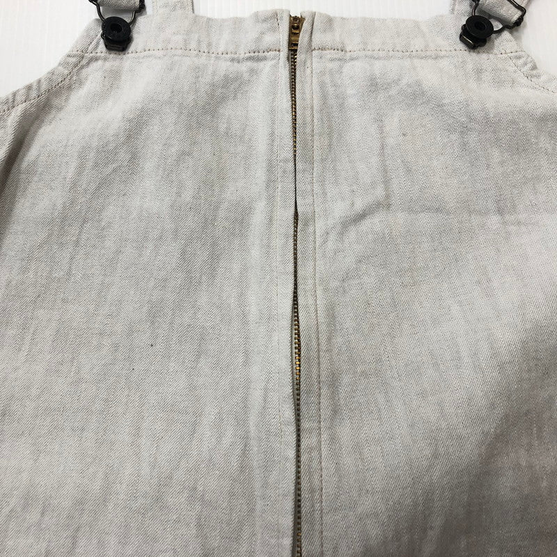 【中古品】【レディース】 AP370-11 DENIM TUBE SALOPETTES デニム チューブサロペット デッキパンツ 168-240525-tk-1-tei サイズ：S カラー：ホワイト 万代Net店