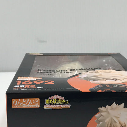 【中古美品】 ねんどろいど 1692 僕のヒーローアカデミア 爆豪勝己 ステルススーツVer. 未開封 箱ゆがみあり 051-261002-ti-04-tagh 万代Net店