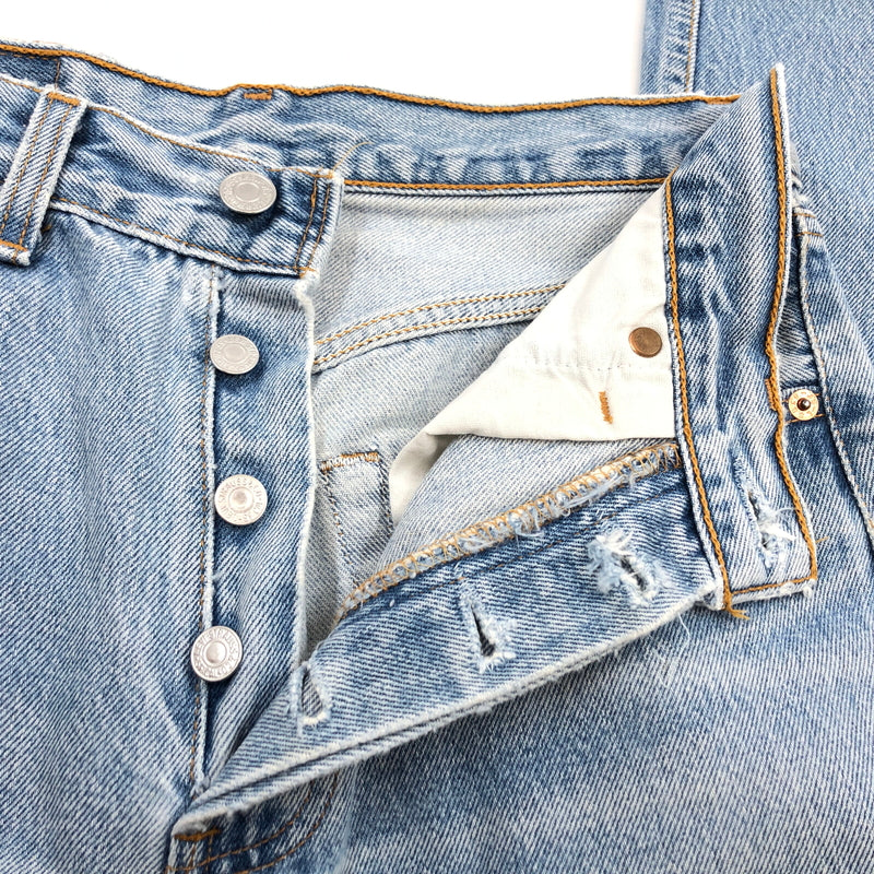 【ジャンク品】【メンズ】 LEVI'S リーバイス 90S 501XX DENIM PANTS 501-0000 刻印524 98年製 デニムパンツ ボトムス 157-260713-hn-01-fur サイズ：29×36 カラー：ブルー系 万代Net店