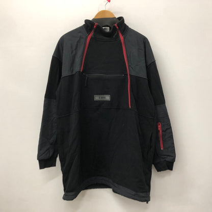 【中古品】【レディース】 X-girl エックスガール MOUNTAIN SWEAT DRESS マウンテン スウェット ワンピース 長袖 トップス 171-240312-yo-10-tei サイズ：S カラー：ブラック 万代Net店