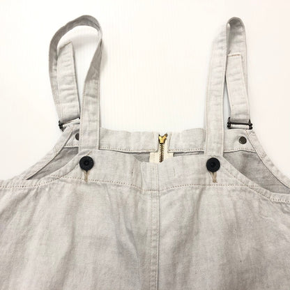 【中古品】【レディース】 AP370-11 DENIM TUBE SALOPETTES デニム チューブサロペット デッキパンツ 168-240525-tk-1-tei サイズ：S カラー：ホワイト 万代Net店