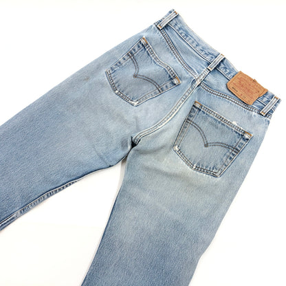 【ジャンク品】【メンズ】 LEVI'S リーバイス 90S 501XX DENIM PANTS 501-0000 刻印524 98年製 デニムパンツ ボトムス 157-260713-hn-01-fur サイズ：29×36 カラー：ブルー系 万代Net店