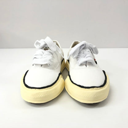 【中古品】【メンズ】  MAISON MIHARA YASUHIRO A09FW735 HANK ORIGINAL SOLE TOE CAP SNEAKER LOW CANVAS メゾン ミハラ ヤスヒロ ベイカー ビンテージライクオリジナルソールキャンバスローカットスニーカー 162-240628-mw-5-tei サイズ：41 カラー：ホワイト 万代Net店