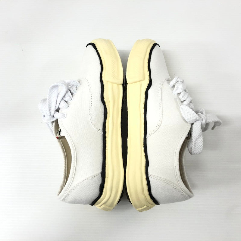 【中古品】【メンズ】  MAISON MIHARA YASUHIRO A09FW735 HANK ORIGINAL SOLE TOE CAP SNEAKER LOW CANVAS メゾン ミハラ ヤスヒロ ベイカー ビンテージライクオリジナルソールキャンバスローカットスニーカー 162-240628-mw-5-tei サイズ：41 カラー：ホワイト 万代Net店
