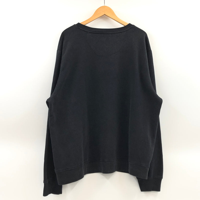 【現状渡し品】【メンズ】 ACDC エーシーディーシー "WE SALUTE YOU" PRINT SWEATSHIRT プリント スウェットシャツ トレーナー トップス 146-260713-hn-02-fur サイズ：XL カラー：ブラック 万代Net店