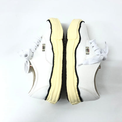 【中古品】【メンズ】  MAISON MIHARA YASUHIRO A09FW735 HANK ORIGINAL SOLE TOE CAP SNEAKER LOW CANVAS メゾン ミハラ ヤスヒロ ベイカー ビンテージライクオリジナルソールキャンバスローカットスニーカー 162-240628-mw-5-tei サイズ：41 カラー：ホワイト 万代Net店