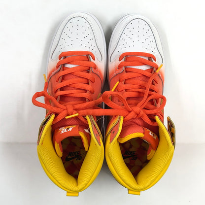 【中古美品】【メンズ】 NIKE SB ナイキエスビー DUNK HIGH PRO "SWEET TOOTH" FN5107-700 ダンク ハイ プロ スイートトゥース スニーカー シューズ 靴 160-261008-hn-02-fur サイズ：27.0cm US9 カラー：イエロー/オレンジ/ホワイト 万代Net店