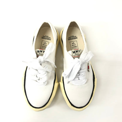 【中古品】【メンズ】  MAISON MIHARA YASUHIRO A09FW735 HANK ORIGINAL SOLE TOE CAP SNEAKER LOW CANVAS メゾン ミハラ ヤスヒロ ベイカー ビンテージライクオリジナルソールキャンバスローカットスニーカー 162-240628-mw-5-tei サイズ：41 カラー：ホワイト 万代Net店