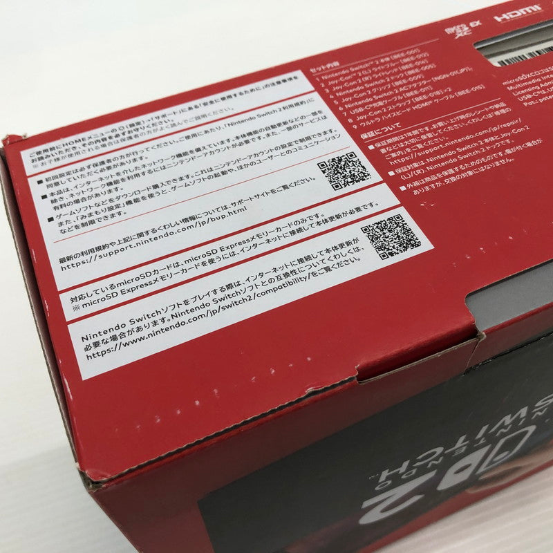 【未使用品】 任天堂 Nintendo Switch2 国内版 日本語版 BEE-S-KB6CA 035-260909-ns-11-tei 万代Net店