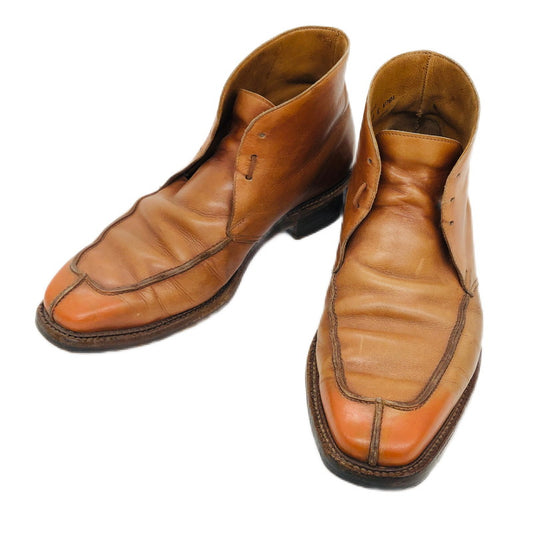 【ジャンク品】【メンズ】 CROCKETT&JONES クロケットアンドジョーンズ × PAUL SMITH ポールスミス チャッカブーツ シューズ 靴 164-241226-hn-01-fur サイズ：9E (27.0相当) カラー：ブラウン系 万代Net店