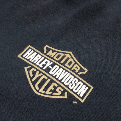 【現状渡し品】【メンズ】 HARLEY-DAVIDSON ハーレーダビッドソン WILD GLIDE S/S TEE ワイルドグライド 半袖Tシャツ トップス 146-260426-hn-01-fur サイズ：XL カラー：ブラック 万代Net店