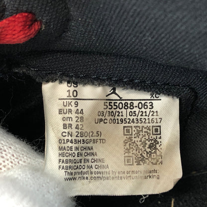 【中古品】【メンズ】 NIKE ナイキ AIR JORDAN 1 RETRO HIGH OG "PATENT BRED" 555088-063 エアジョーダン1 ハイ OG パテントブレッド スニーカー シューズ 靴 160-261008-hn-03-fur サイズ：28.0cm US10 カラー：ブラック/レッド/ホワイト 万代Net店