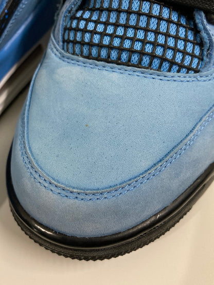 【中古品】【メンズ】 NIKE ナイキ ×TRAVIS SCOTT トラヴィススコット AIR JORDAN 4 RETRO CA 308497-406 エアージョーダン4 レトロ カクタスジャック スニーカー 靴 160-240903-jt-18-min サイズ：US 10 28.0cm カラー：UNIVERCITY BLUE/BLACK 万代Net店