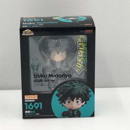 【中古美品】 ねんどろいど 1691 僕のヒーローアカデミア 緑谷出久 ステルススーツVer. 未開封 051-261002-ti-07-tagh 万代Net店