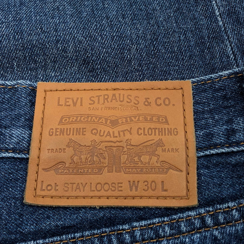 【中古品】【メンズ】 LEVI'S リーバイス PREMIUM STAY LOOSE TAPERED DENIM PANTS A0943-0000 プレミアム ステイ ルーズ テーパード デニムパンツ ボトムス 158-260426-hn-02-fur サイズ：W30 カラー：インディゴ 万代Net店