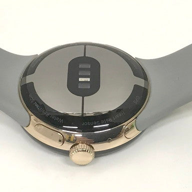 【中古品】 google pixel watch GA04123-TW Champagne Gold ステンレスケース/Hazel アクティブバンド 096-240806-YS-5-fuz 万代Net店