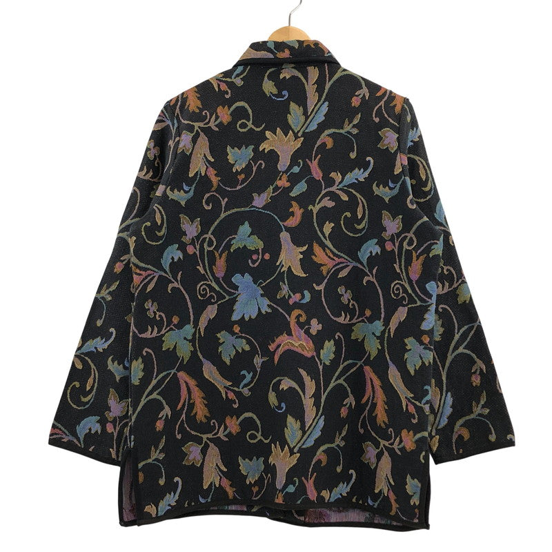 【中古品】【レディース】 BLAIR ブレア 90S JACQUARD JACKET ジャガード ジャケット アウター 146-260426-hn-03-fur サイズ：M カラー：ブラック系 万代Net店