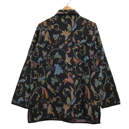 【中古品】【レディース】 BLAIR ブレア 90S JACQUARD JACKET ジャガード ジャケット アウター 146-260426-hn-03-fur サイズ：M カラー：ブラック系 万代Net店