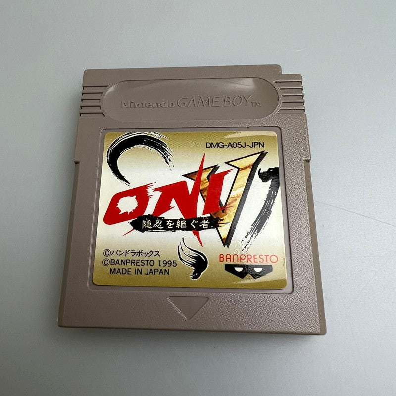 【中古品】 GBソフト ONI5 隠忍を継ぐ者 オニ5 ゲームボーイソフト 023-251130-SH-06-min 万代Net店