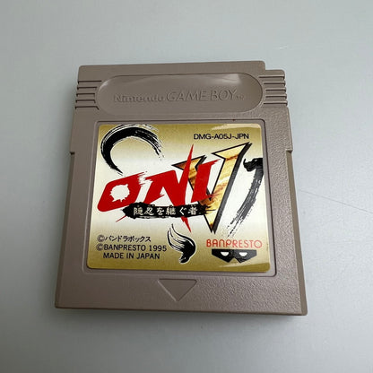 【中古品】 GBソフト ONI5 隠忍を継ぐ者 オニ5 ゲームボーイソフト 023-251130-SH-06-min 万代Net店