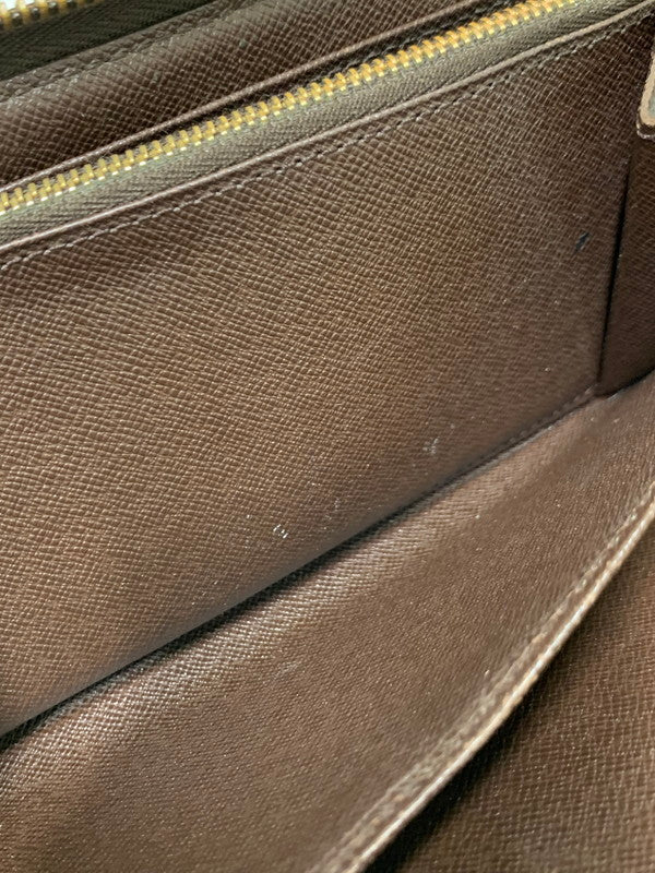 【LIFTる。景品】【中古品】【メンズ】 LOUIS VUITTON ルイ・ヴィトン ダミエ ジッピー オーガナイザー N60003 VI0085 長財布 179-240617-yn-05-min カラー：ブラウン 万代Net店