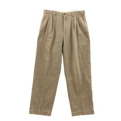 【現状渡し品】【メンズ】 BROOKS BROTHERS ブルックスブラザーズ COTTON SLACKS PANTS 346 コットン スラックスパンツ ボトムス 158-260427-hn-01-fur サイズ：W33 L34 カラー：ベージュ系 万代Net店
