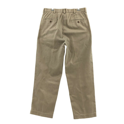 【現状渡し品】【メンズ】 BROOKS BROTHERS ブルックスブラザーズ COTTON SLACKS PANTS 346 コットン スラックスパンツ ボトムス 158-260427-hn-01-fur サイズ：W33 L34 カラー：ベージュ系 万代Net店