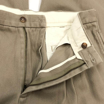 【現状渡し品】【メンズ】 BROOKS BROTHERS ブルックスブラザーズ COTTON SLACKS PANTS 346 コットン スラックスパンツ ボトムス 158-260427-hn-01-fur サイズ：W33 L34 カラー：ベージュ系 万代Net店