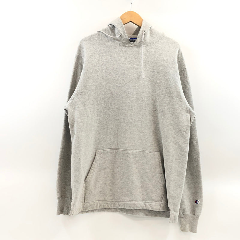 【現状渡し品】【メンズ】 CHAMPION チャンピオン 90-00S PULLOVER HOODIE プルオーバーフーディー スウェット トップス 146-261008-hn-07-fur サイズ：L カラー：グレー 万代Net店