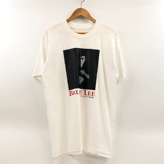 【中古品】【メンズ】 NEW GUROMONT 新グロモント 90S BRUCE LEE PRINT S/S TEE ブルース・リー プリント 半袖Tシャツ トップス 146-260713-hn-07-fur サイズ：不明 カラー：ホワイト 万代Net店