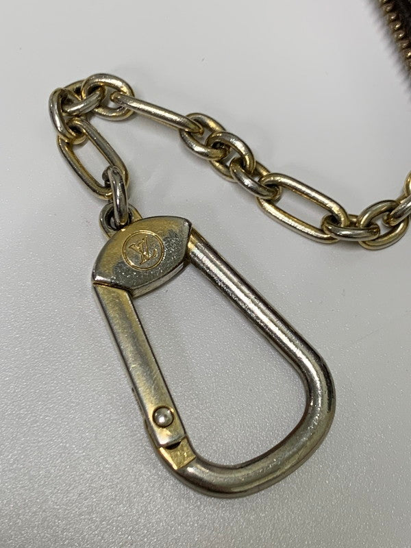 【中古品】【メンズ/レディース】 LOUIS VUITTON ルイ・ヴィトン ヴェルニ ポシェット・クレNM M91463 CA2132 キーリング付き コインケース 179-240617-yn-07-min カラー：ゴールド 万代Net店