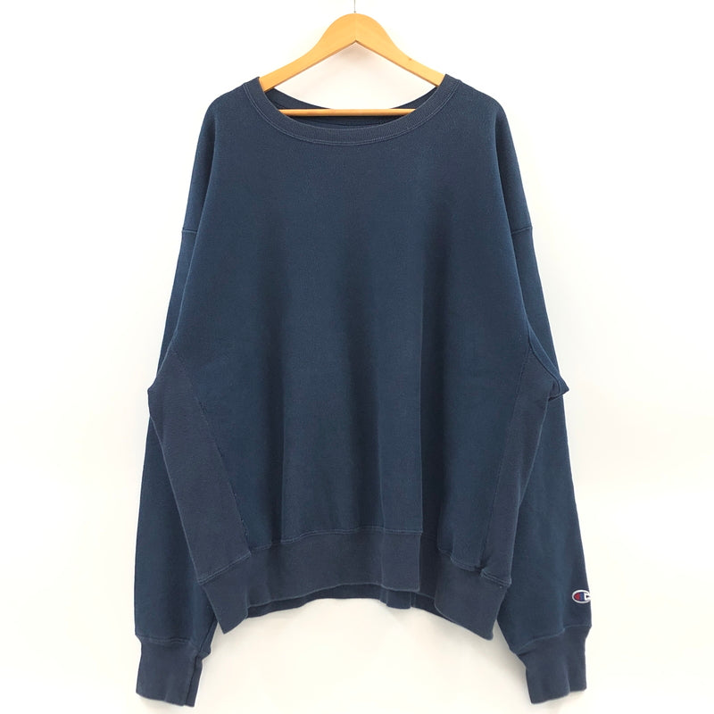 【現状渡し品】【メンズ】 CHAMPION チャンピオン 00S REVERSEWEAVE SWEATSHIRT リバースウィーブ スウェットシャツ トップス 146-261008-hn-08-fur サイズ：2XL カラー：ネイビー 万代Net店