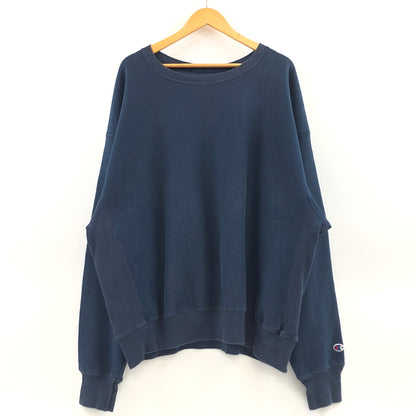 【現状渡し品】【メンズ】 CHAMPION チャンピオン 00S REVERSEWEAVE SWEATSHIRT リバースウィーブ スウェットシャツ トップス 146-261008-hn-08-fur サイズ：2XL カラー：ネイビー 万代Net店
