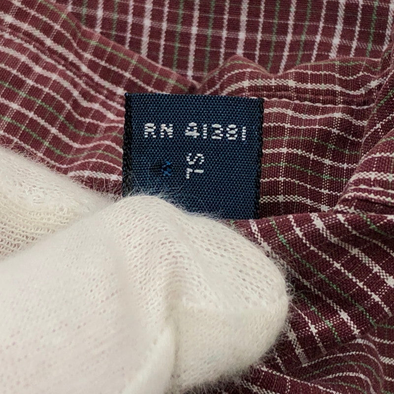 【中古品】【メンズ】 RALPH LAUREN ラルフローレン BLAKE L/S BD CHECK SHIRT ブレーク ボタンダウン 長袖シャツ カジュアルシャツ トップス 146-260427-hn-02-fur サイズ：XL カラー：レッド系 万代Net店