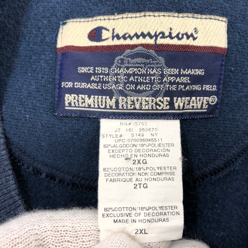 【現状渡し品】【メンズ】 CHAMPION チャンピオン 00S REVERSEWEAVE SWEATSHIRT リバースウィーブ スウェットシャツ トップス 146-261008-hn-08-fur サイズ：2XL カラー：ネイビー 万代Net店